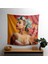 Retro Pin-Up Glamour Duvar Örtüsü - Şık Ev Dekorasyonu Için Canlı Baskılı Kumaş Sanatı 1