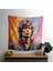 Rüya Gibi Pop Art Duvar Örtüsü - Canlı Renkler, Pamuk Sırtlı, Süblimasyon Baskı - Modern 1