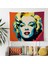 Renkli Marilyn Pop Duvar Örtüsü - Pamuk Sırt, Polyester Ön, Ranforce Kumaş, Canlı Süblimasyon 2