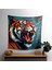 Tiger Power Pop Art Duvar Örtüsü | Canlı Renkler, Ranforce Kumaş 1