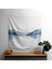 Serenity Lake Minimalist Duvar Örtüsü - Pamuk Sırt, Polyester Ön - Canlı Renkler, Süblimasyon 1