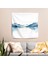 Serenity Lake Minimalist Duvar Örtüsü - Pamuk Sırt, Polyester Ön - Canlı Renkler, Süblimasyon 3