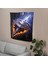 Celestial Wonders Space Exploration Duvar Örtüsü - Pamuk Sırt, Süblimasyon Baskı, Canlı 3