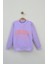 Lila “very Demure” Baskılı Sweatshirt (8-12 Yaş) 1