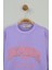 Lila “very Demure” Baskılı Sweatshirt (8-12 Yaş) 3