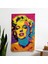Pop Art Marilyn Monroe Duvar Örtüsü - Pamuk Sırt, Polyester Ön - Canlı Renkler, Süblimasyon 1
