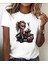 Motorcu Kız Baskılı Özel Tasarım Oversize Tshirt 1