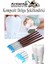 Bordo Kompozit Dolgu Şekillendirici Silikon Uçlu Fırça 5 Li 1 Paket Diş Reçine Fırça Kalemi Diş Şekillendirme Kaucuk Diş 5