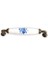 Antik Sarı Metal-Gerçek Porselen Mavi Çiçek Desenli 128 mm Mobilya/dolap/vestiyer/kapak/mutfak Kulpu 4