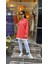10620 Fermuar Detay Sweat-Turuncu 5