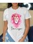 Pink Leon Baskılı Özel Tasarım Oversize Tshirt 1