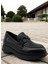 D25ya-3615 Siyah Kadın Loafer Deri Tam Ortopedik Casual Günlük Kadın Ayakkabı 1
