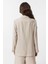 Bej Kruvaze Kadın Blazer Ceket 10