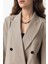 Bej Regular Fit Kruvaze Kadın Blazer Ceket 4