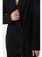 Siyah Regular Fit Kruvaze Kadın Blazer Ceket 9