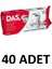 40 Adet Hava ile Kuruyan Seramik Kil Hamuru Doğal 500 gr Beyaz 2