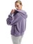 Chill French Terry Full Zip Hoodie Kadın Bol Kesim Spor Sweatshrit 2
