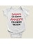 Babam Için Dünyayı Annem Için Babamı Yakarım Yazılı Pamuklu Yumuşak Unisex Çıtçıtlı Body Zıbın 1