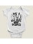 Sadece Annesini Seven Bir Erkek Yazılı Pamuklu Yumuşak Unisex Çıtçıtlı Body Zıbın 1