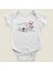 Tasarım Baba ve Çocuk Dayanışma Temalı Pamuklu Yumuşak Unisex Çıtçıtlı Body Zıbın 1