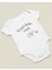 Teyzesinin Minik Kuzusu Yazılı Pamuklu Yumuşak Unisex Çıtçıtlı Body Zıbın 2