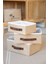 Jüt Dolap Içi Organizer Takı, Makyaj, Banyo, Ofis Düzenleyici Saklama Kutusu Organizer 26 x 20 x 10 cm 4