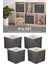 4'lü Dolap Içi Düzenleyici , Çamaşır Oyuncak Saklama Kutusu Sepet Organizer 33X30X30 1