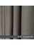 Donatti Antrasit Gri Düz Keten Fon Perde 1/3 Pile Tek Kanat 2