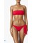 Kırmızı Dar Kalıp Bir Taraf Kalın Ip Bağcıklı Bikini Altı 1