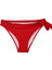 Kırmızı Dar Kalıp Bir Taraf Kalın Ip Bağcıklı Bikini Altı 3