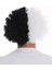 Siyah Beyaz Kıvırcık Afro Bonus Taraftar Peruğu 2