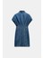 Allbucks Zara, Mini Denim Elbise Z1975 ABZRA1067 4