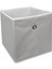 3 Adet Raf Organizer Saklama Kutusu Gri 30 x 30 x 30 cm 3