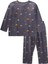 Desenli Pijama Takım 1-7 Yaş Gri 2