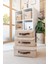 Jüt Kapaklı Dolap Içi Organizer Takı, Makyaj, Banyo, Ofis Düzenleyici Saklama Kutusu 35 x 26 x 15 cm 2