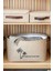 Jüt Kapaklı Dolap Içi Organizer Takı, Makyaj, Banyo, Ofis Düzenleyici Saklama Kutusu 35 x 26 x 15 cm 5