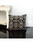 Siyah Beyaz Klasik Desenli Dekoratif Kırlent Kılıfı - 45 x 45 cm 4