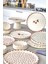 11 Parça 6 Kişilik Cherry Stackable Kahvaltı Takımı - Kirazlı Kahvaltılık Sunum Tabağı 1