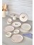 11 Parça 6 Kişilik Cherry Stackable Kahvaltı Takımı - Kirazlı Kahvaltılık Sunum Tabağı 2