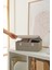 Bej Dokulu Kapaklı Dolap Çekmece Içi Takı Çamaşır Katlanır Saklama Kutusu Organizer 30 x 23 x 11 2