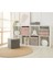 Bej Dokulu Kapaklı Dolap Çekmece Içi Takı Çamaşır Katlanır Saklama Kutusu Organizer 30 x 23 x 11 4