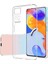(Tıpalı Şeffaf) Redmi Note 11 Pro Kamera Koruyuculu Şarj Yeri Tıpalı Yumuşak Şeffaf Silikon Kılıf 1