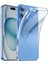 (Tıpalı Şeffaf) Iphone 16 Kamera Koruyuculu Yumuşak Şeffaf Silikon Kılıf 1