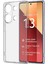 (Tıpalı Şeffaf) Xiaomi Redmi Note 13 Pro 4g Kamera Koruyuculu Şarj Yeri Tıpalı Yumuşak Silikon Kılıf 1