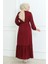 Monolyamc Elbise Bordo 207 3