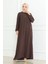 Elbise Kahverengi 203 4