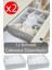 (2 Adet) Çekmece Düzenleyici 12 Bölmeli Organizer (31 cm x 25 cm x 12 Cm) 1