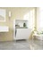 75 x 100 x 30cm 2 sepetli Kirli Çamaşır Dolabı Banyo Dolabı Çok Amaçlı Dolap Mutfak Dolabı 3