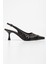 Kadın Jade Acı Kahve Cilt Stiletto 3