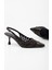 Kadın Jade Acı Kahve Cilt Stiletto 4